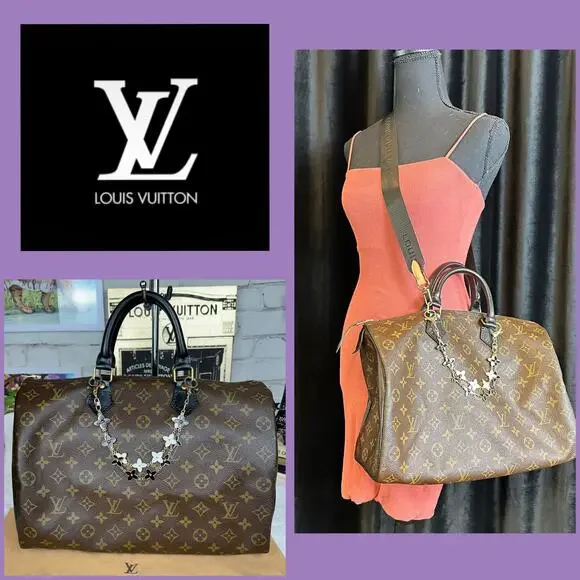 Louis Vuitton Speedy 35 Vintage Custom dyed leather CUTE - Picture 2 of 16